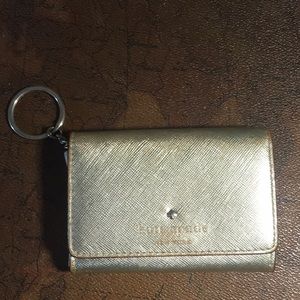 Kate Spade Gold Key Chain Wallet
